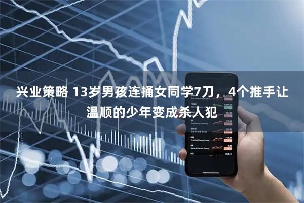 兴业策略 13岁男孩连捅女同学7刀，4个推手让温顺的少年变成杀人犯